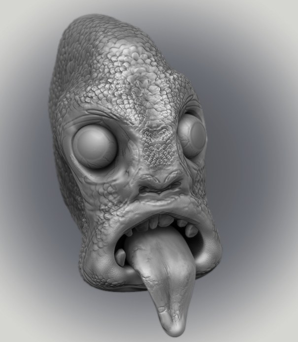 Fish Man Head